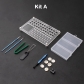 Detach Board Kit for Keyboard Switch Operating Platform 33 Holes Keycaps Switch Puller Opener Lubricating Oil